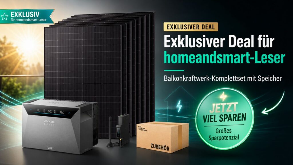 Unter 2.500 Euro! Jetzt die Anker SOLIX4 mit 4.000 Watt Balkonkraftwerk sichern!