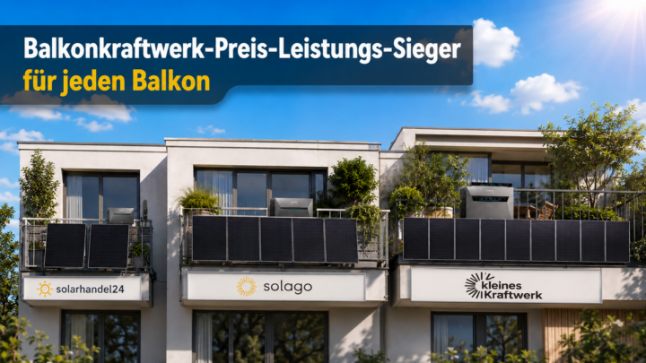 Balkonkraftwerk mit Speicher: Diese 3 Preis-Leistungs-Sieger sind so günstig, dass die Solarmodule fast geschenkt sind