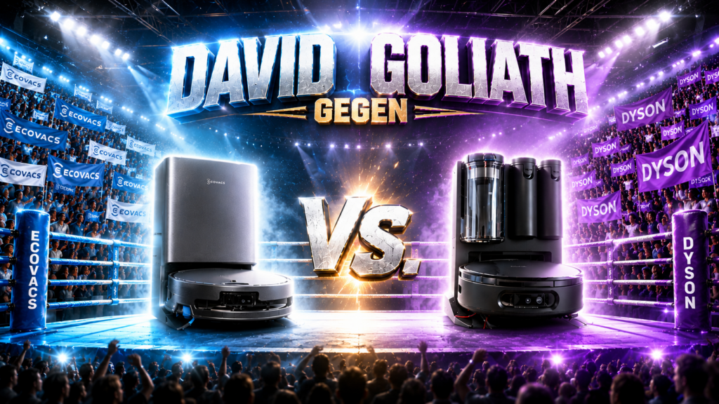 Goliath verliert: Dyson Spot+Scrub Ai gegen ECOVACS Deebot T90 Pro Omni im Duell