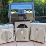 Vier Modelle, vier unterschiedliche Ergebnisse: Fensterputzroboter können Überkopf reinigen, sind aber limitiert.