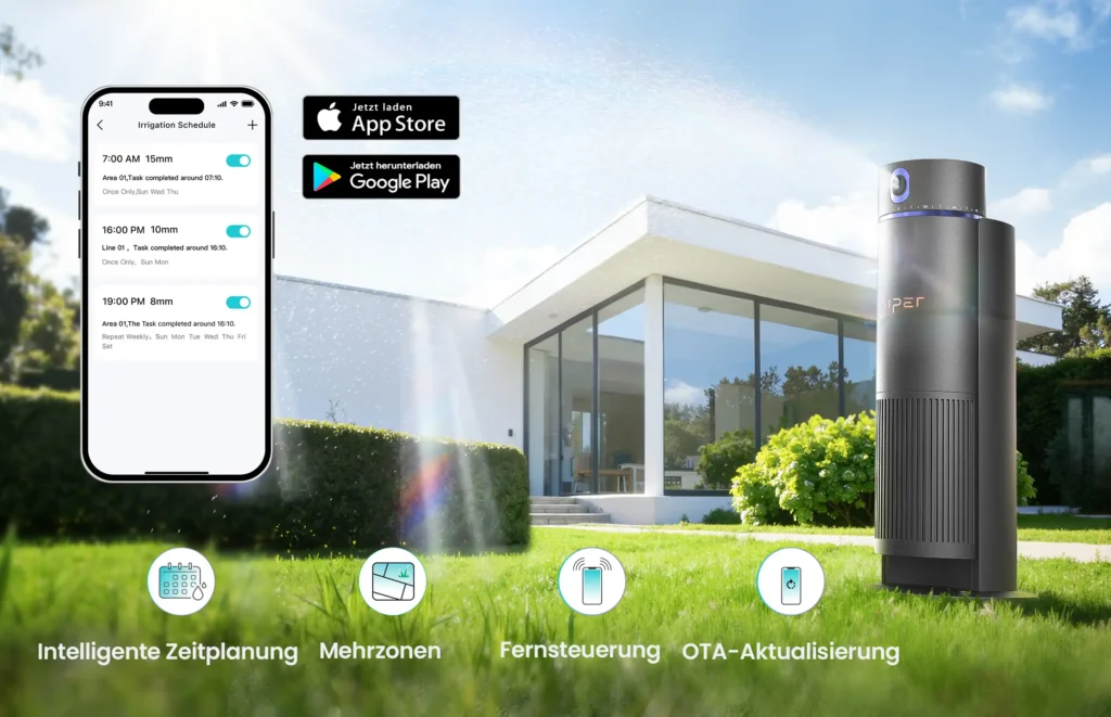 Weder Frost noch hohe Temperaturen können dem IrriSense2 etwas anhaben.