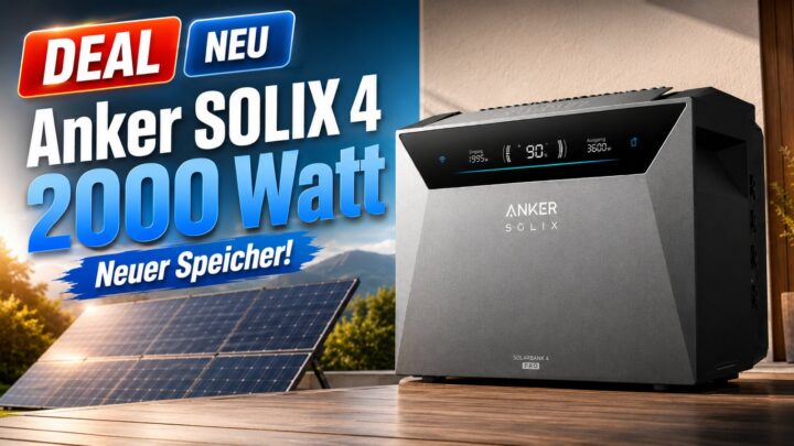 2.000 Watt Balkonkraftwerk mit der neuen Anker SOLIX 4 für unter 1.800€!