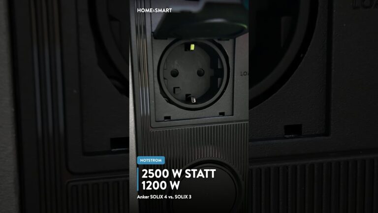 2500 W Notstrom bei Blackout – Anker SOLIX 4