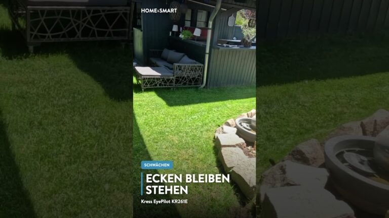 Mähroboter Test – Kress EyePilot KR261E – Kanten Schwächen