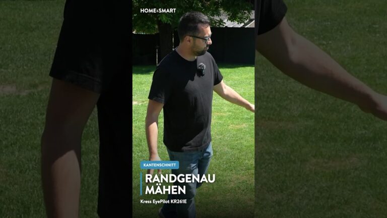 Mähroboter Test – Kress EyePilot KR261E – Kantenschnitt