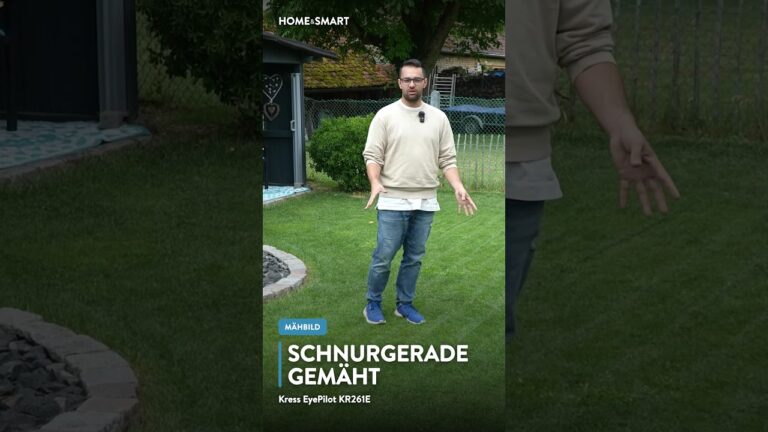 Mähroboter Test – Kress EyePilot KR261E – Mähen auf der Fläche
