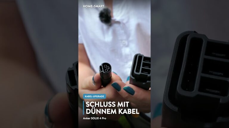 Schluss mit dünnem Kabel – Anker SOLIX 4 #Shorts