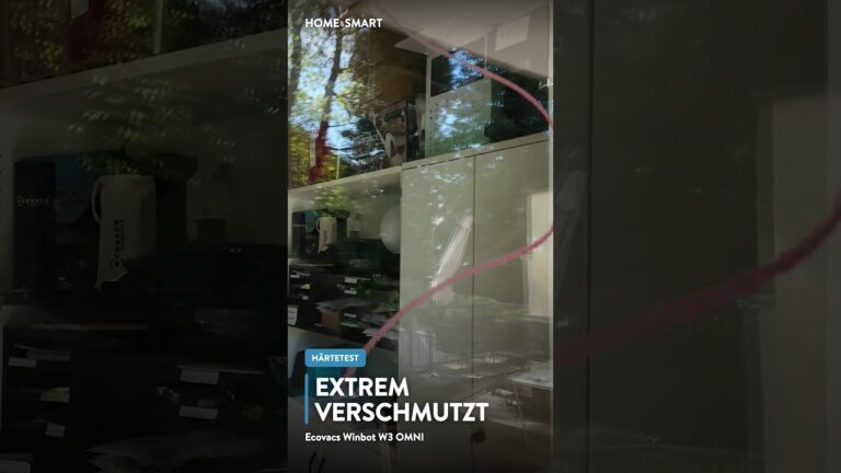 Ecovacs Winbot W3 OMNI – Extremtest Aufbau