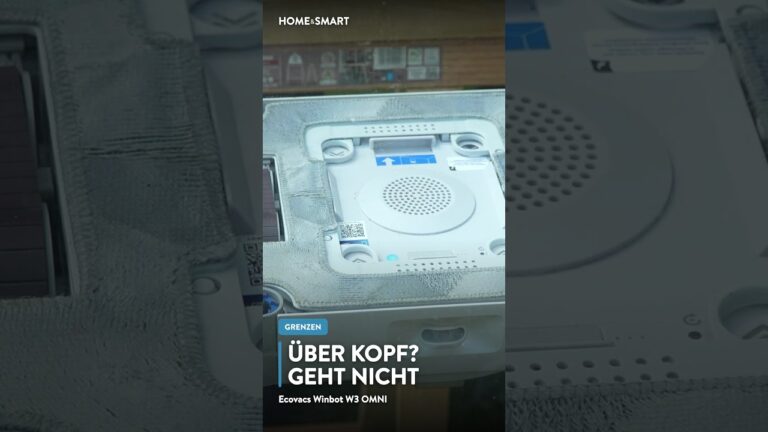 Ecovacs Winbot W3 OMNI – Überkopf putzen?