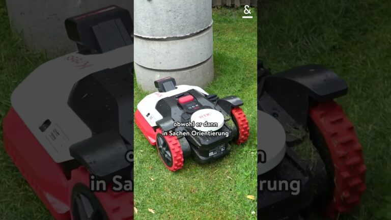 Mähroboter Test – Kress EyePilot KR261E – Schwierige Bereich