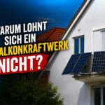 Balkonkraftwerk an einer Hauswand