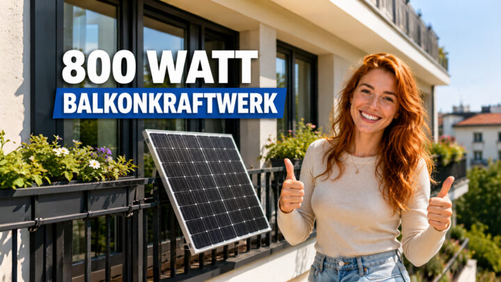 800 Watt Balkonkraftwerk Ratgeber 2026: Diese 5 Sets lohnen sich