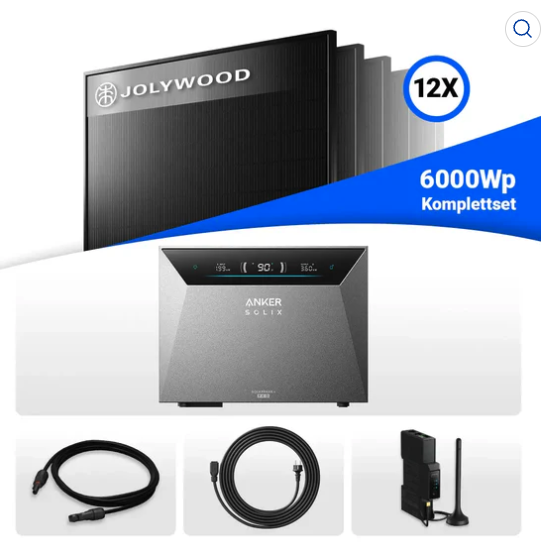 6.000 W XXL Solarkraftwerk mit Speicher im Solarhandel24 Deal
