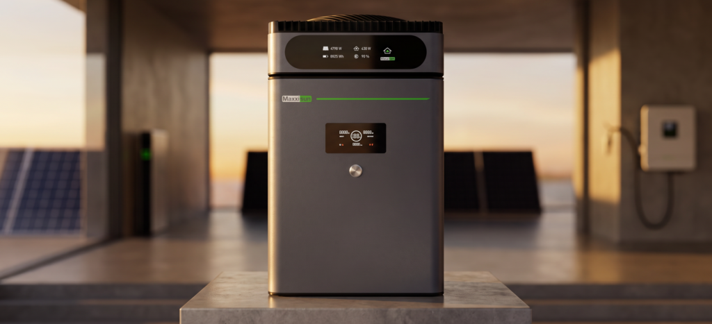 Maximal stark: Mit der neuen CCU V2+ verwandelt man seinen Maxxicharge Speicher in ein echtes Powergerät.