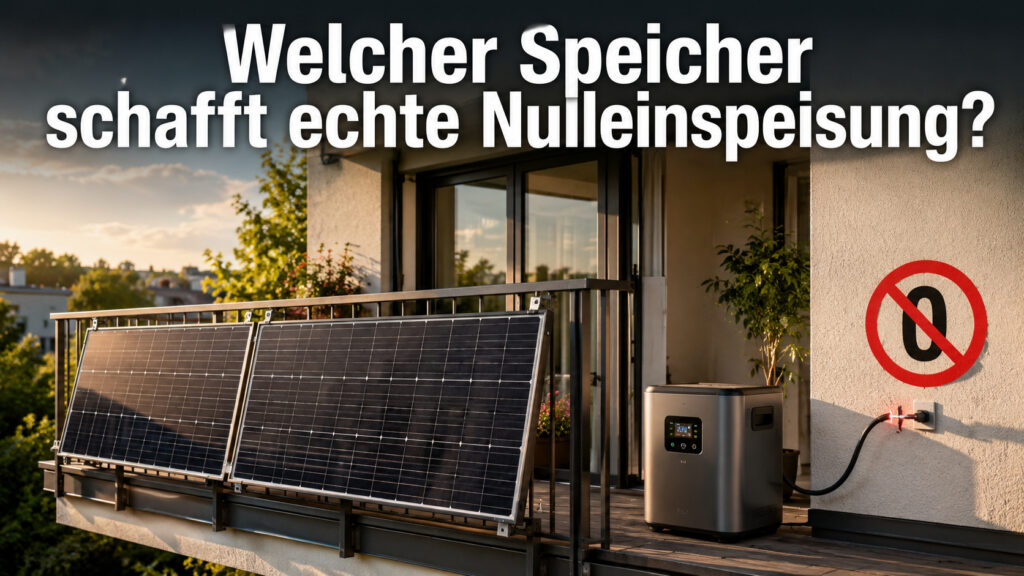 Speicher-Duell: Diese 4 Modelle schaffen echte Nulleinspeisung