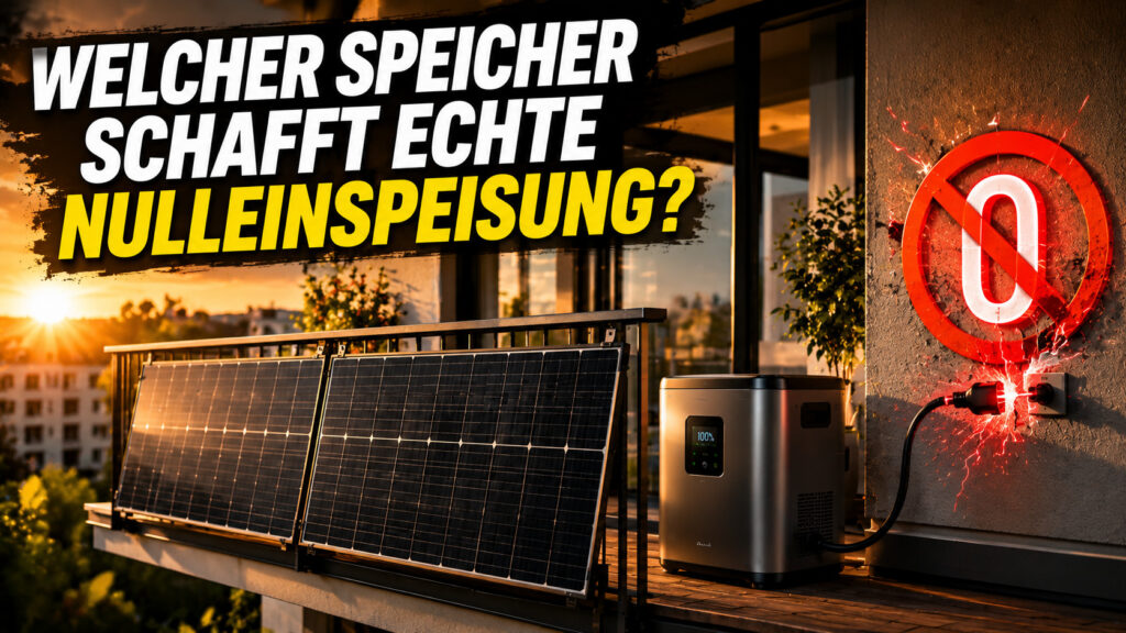Die besten BKW-Speicher für Nulleinspeisung