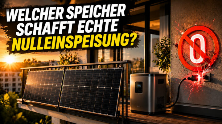 Die besten BKW-Speicher für Nulleinspeisung