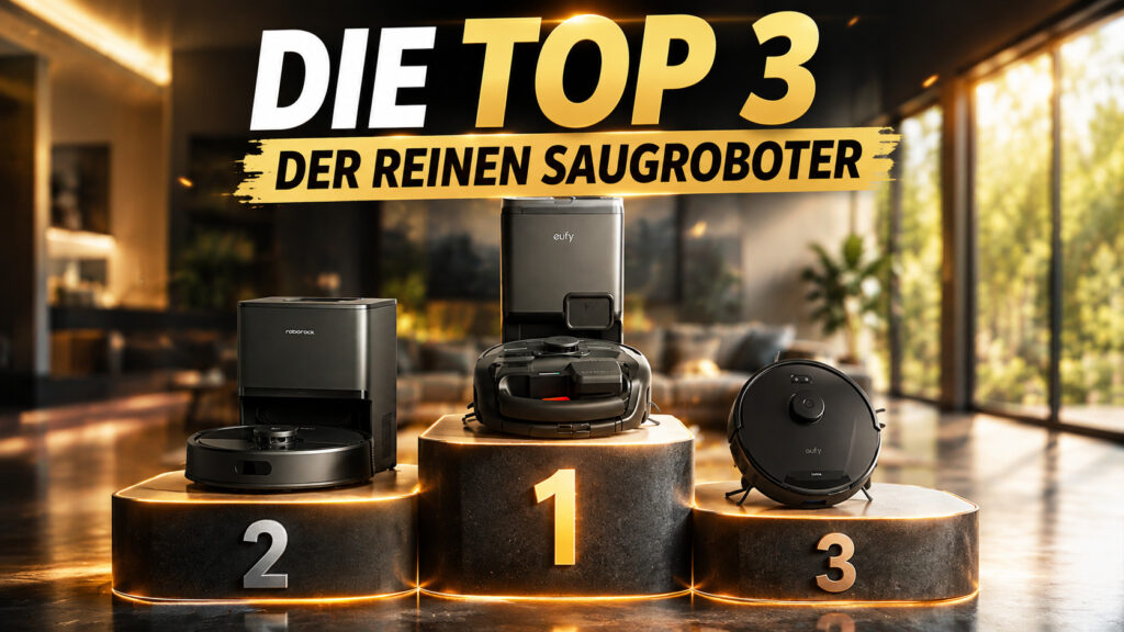Diese 3 Saugroboter räumen auch ohne Wischmopp gründlich auf