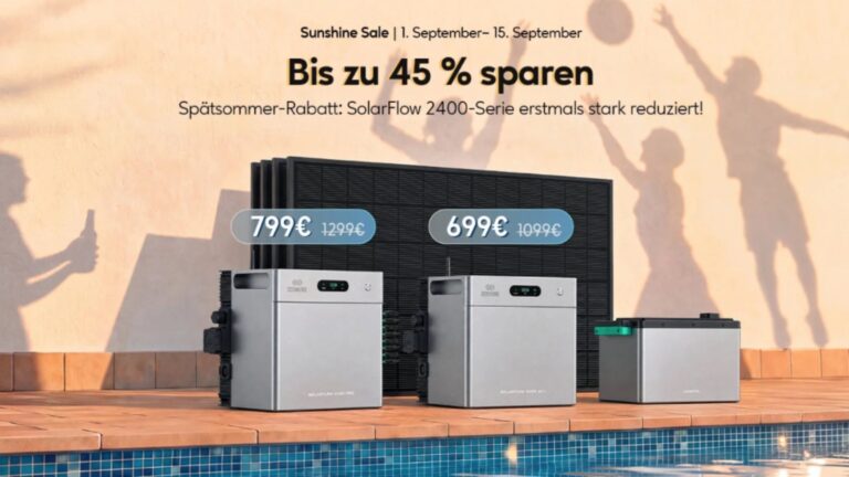 Zendure-Sparaktion: Über 1.000 Euro Rabatt auf Heimspeicher