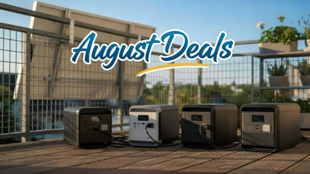 August 2026 Deals: 4 Balkonkraftwerk-Speicher jetzt bis zu 50% günstiger