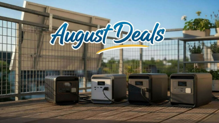 August 2026 Deals: 4 Balkonkraftwerk-Speicher jetzt bis zu 50% günstiger