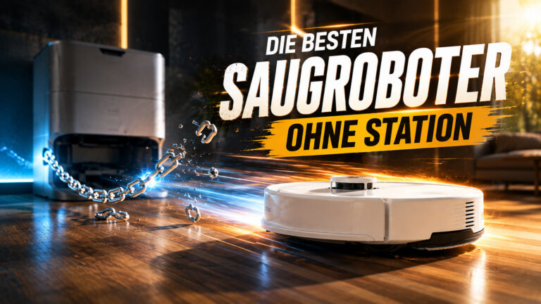 Saugroboter ohne Absaugstation vs. Station: Diese 6 Geräte gewinnen trotzdem