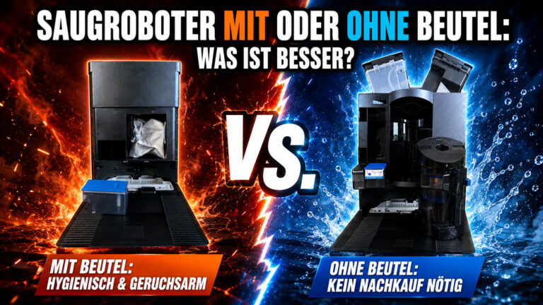 Saugroboter mit Beutel oder ohne? Warum die günstigere Station nicht die schlechtere ist