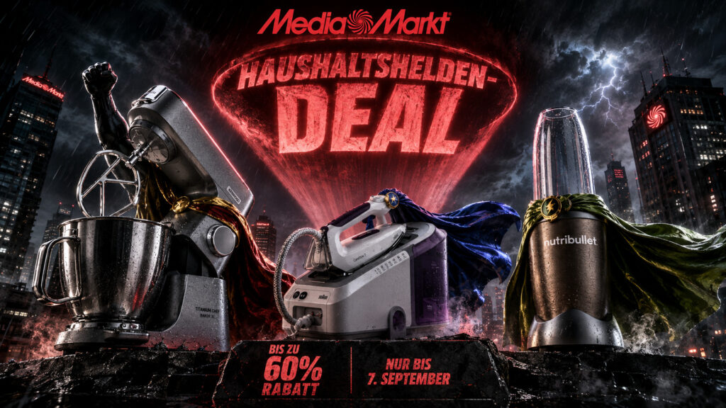 Haushaltshelden im MediaMarkt-Deal: Top-Geräte von Top-Herstellern stark reduziert