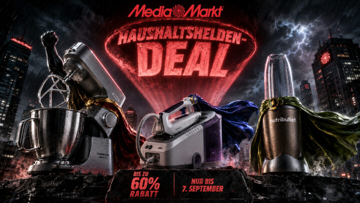 Haushaltshelden im MediaMarkt-Deal: Top-Geräte von Top-Herstellern stark reduziert