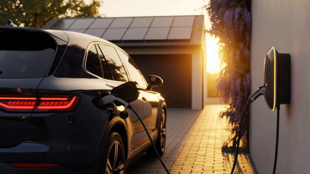 Wer den Solarstrom selbst nutzt, etwa zum Laden des E-Autos, erhöht den Eigenverbrauch – der größte Hebel für die PV-Rendite.