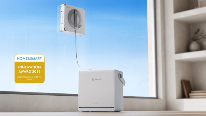 home&smart Award 2026: Ecovacs Winbot W2S Pro Omni überzeugt!