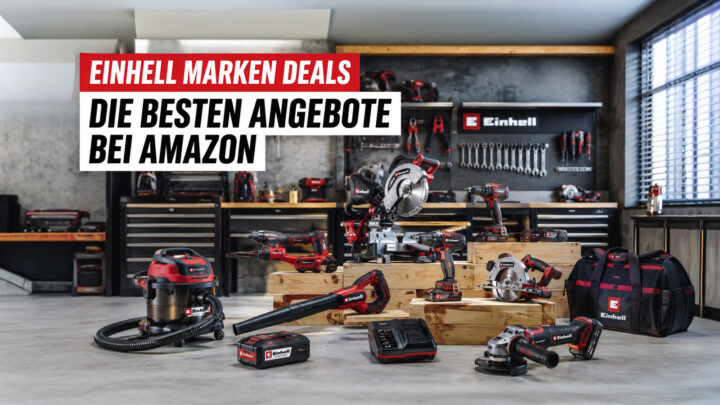 Einhell-Deals: Bis zu 44% Rabatt auf Akku-Werkzeuge