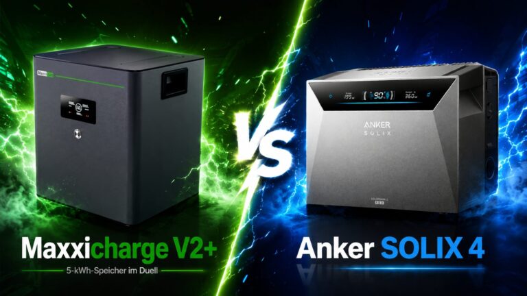 Anker SOLIX 4 gegen Maxxicharge V2+: Welcher 5-kWh-Speicher passt (besser) zu mir?
