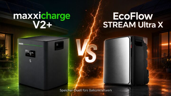 maxxicharge V2+ gegen EcoFlow STREAM Ultra X: Welcher Speicher ist für mein Balkonkraftwerk besser?