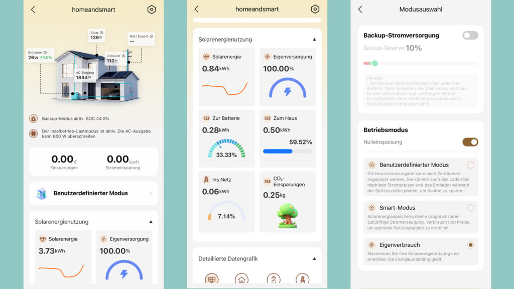 mova-lumegret-a4000-app-steuerung Wir bewerten die MOVAhome App als sehr übersichtlich und einfach bedienbar