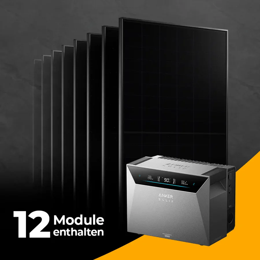 Solarkraftwerk 6000W mit Speicher