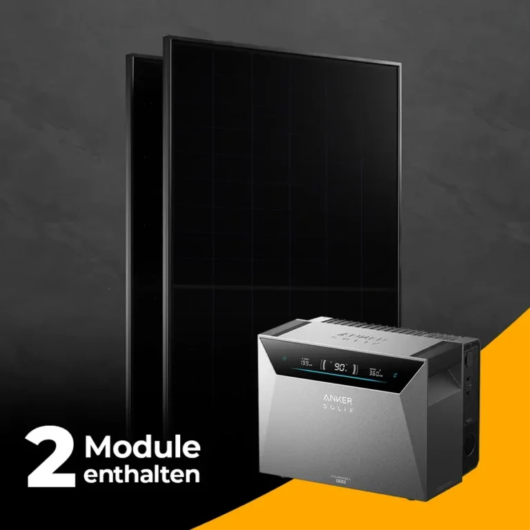 Balkonkraftwerk 1000W/800W mit Speicher
