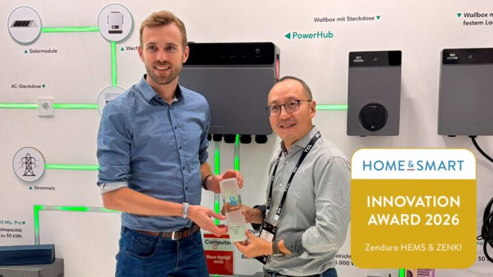 home&smart Award 2026: Zendure für HEMS mit ZENKI 2.0 ausgezeichnet