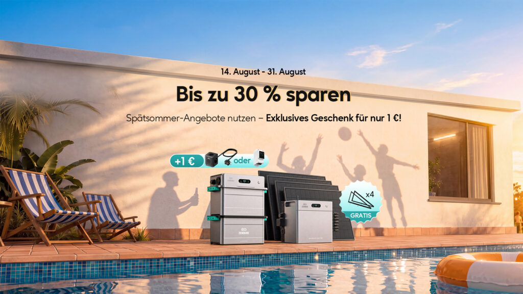 Zendure-Sparaktion: Bis zu 518 Euro Rabatt auf Heimspeicher