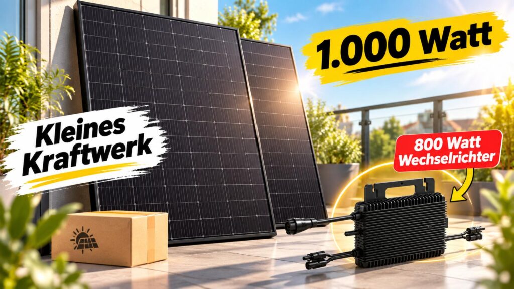 Exklusiv für home&smart-Leser: 1.000-Watt-Balkonkraftwerk für 329 €