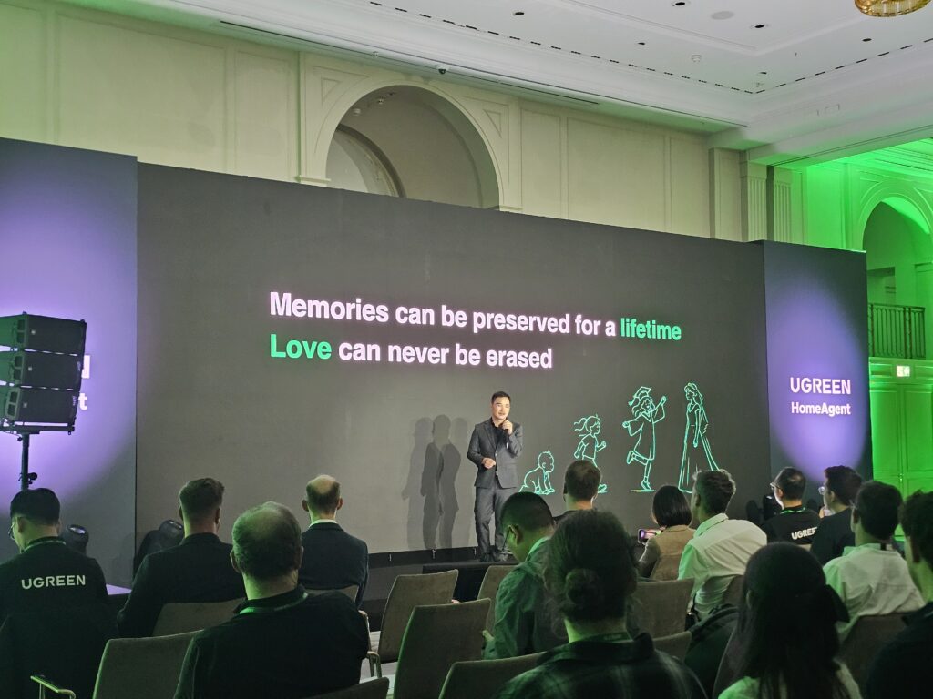 Bei Ugreen steht die Familie an erster Stelle - seien es Sicherheit, Heimautomation oder wertvolle Erinnerungen. Gespeichert wird lokal statt in der Cloud.