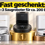 Für knapp 200 Euro: Diese drei Saugroboter schaffen den Spagat zwischen Preis und Leistung.