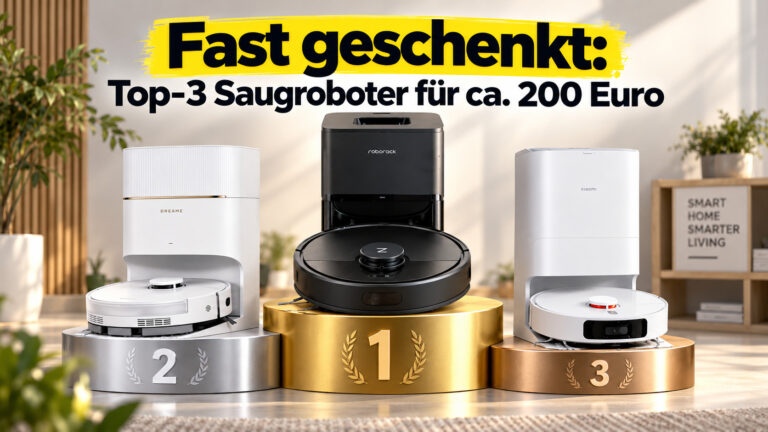 Saugroboter unter 200 Euro: Diese Budget-Modelle überraschen mit echter Reinigungspower