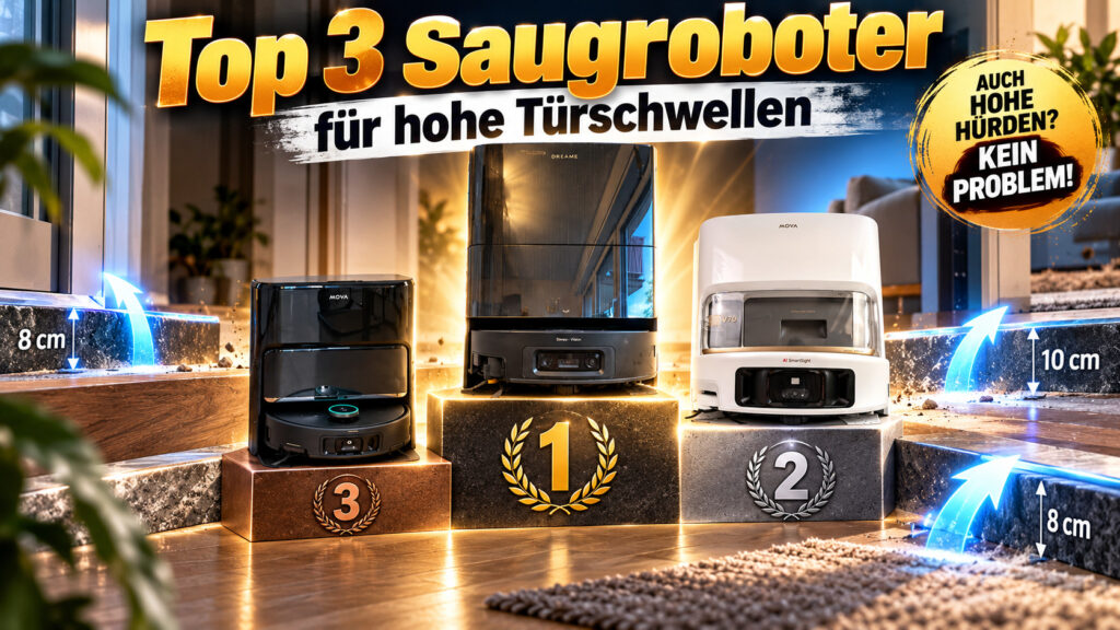 Endlich entspannt: Saugroboter für extreme Türschwellen im Test 2026