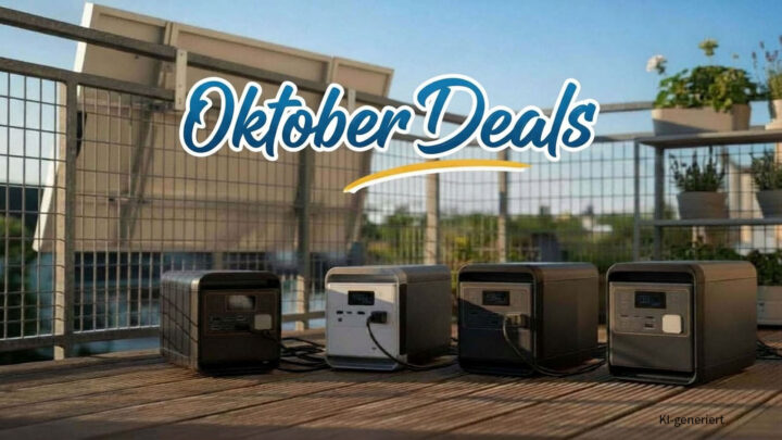 Oktober 2026 Deals: 4 Balkonkraftwerk-Speicher jetzt bis zu 50% günstiger