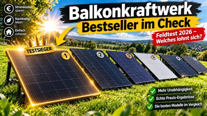 Balkonkraftwerk Bestseller im Check – Lohnt es sich mit dem Strom zu schwimmen?