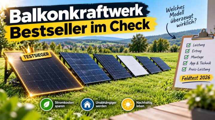 Balkonkraftwerk: Mit welchem Set schwimmst du echten Strom?