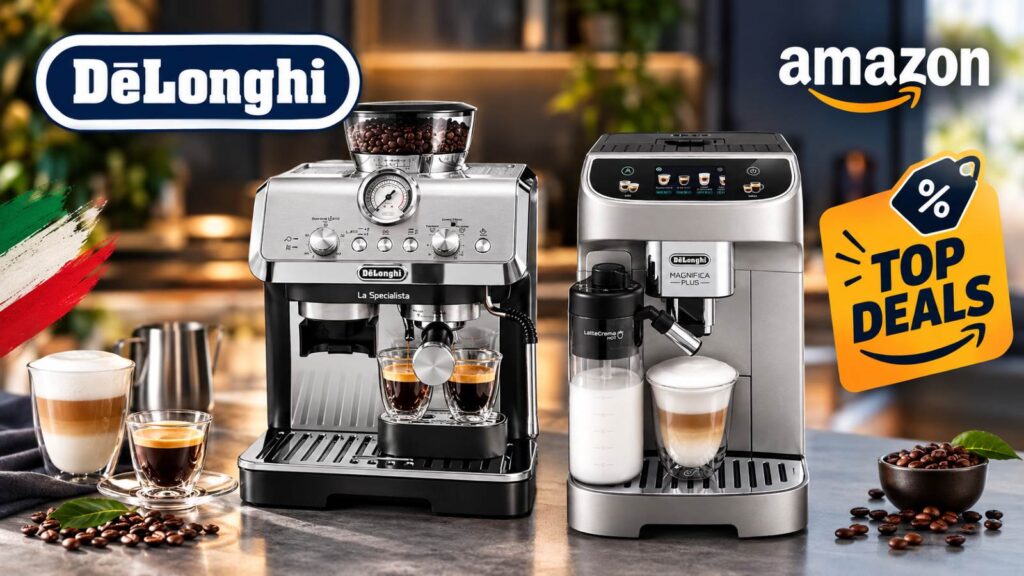 De’Longhi bei Amazon: Diese vier Kaffeemaschinen bringen italienischen Kaffee in jede Küche!