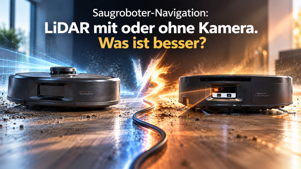 LiDAR gegen Kamera: Welche Saugroboter-Navigation den Alltag wirklich gewinnt