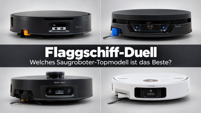 Saugroboter Flaggschiffe 2026: Vier Testsieger, vier völlig verschiedene Stärken